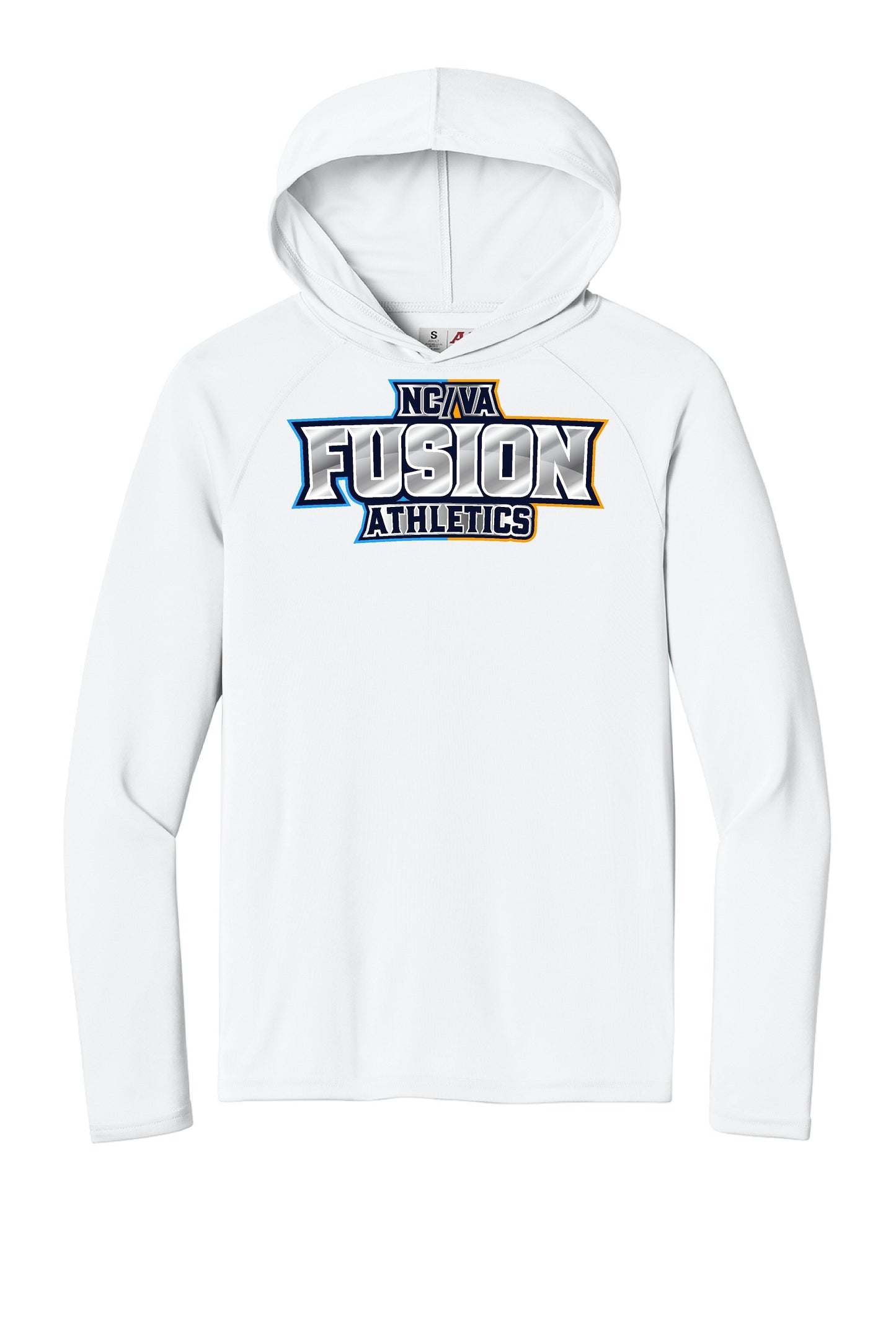 NC/VA Fusion Performance Cooling Long Sleeve Hooded Tee