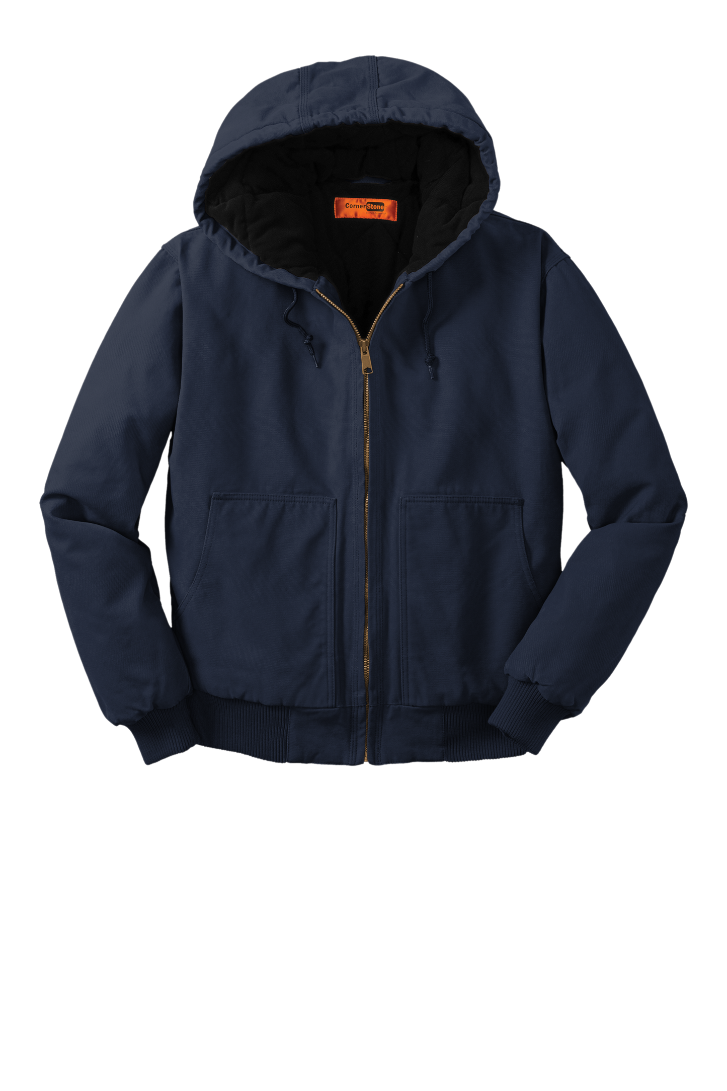 CornerStone® Washed Duck Cloth Insulated Hooded Work Jacket