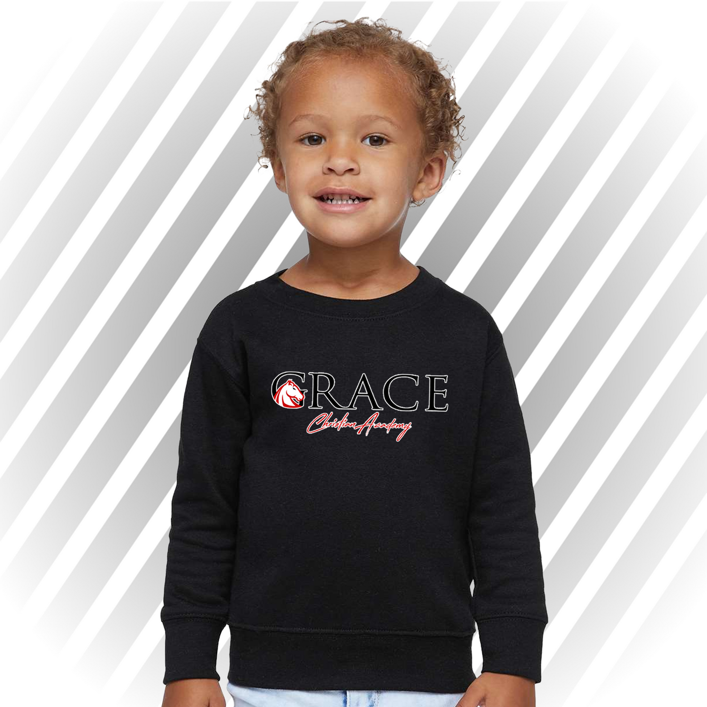 Grace Christian Academy - Toddler Crewneck Sweater