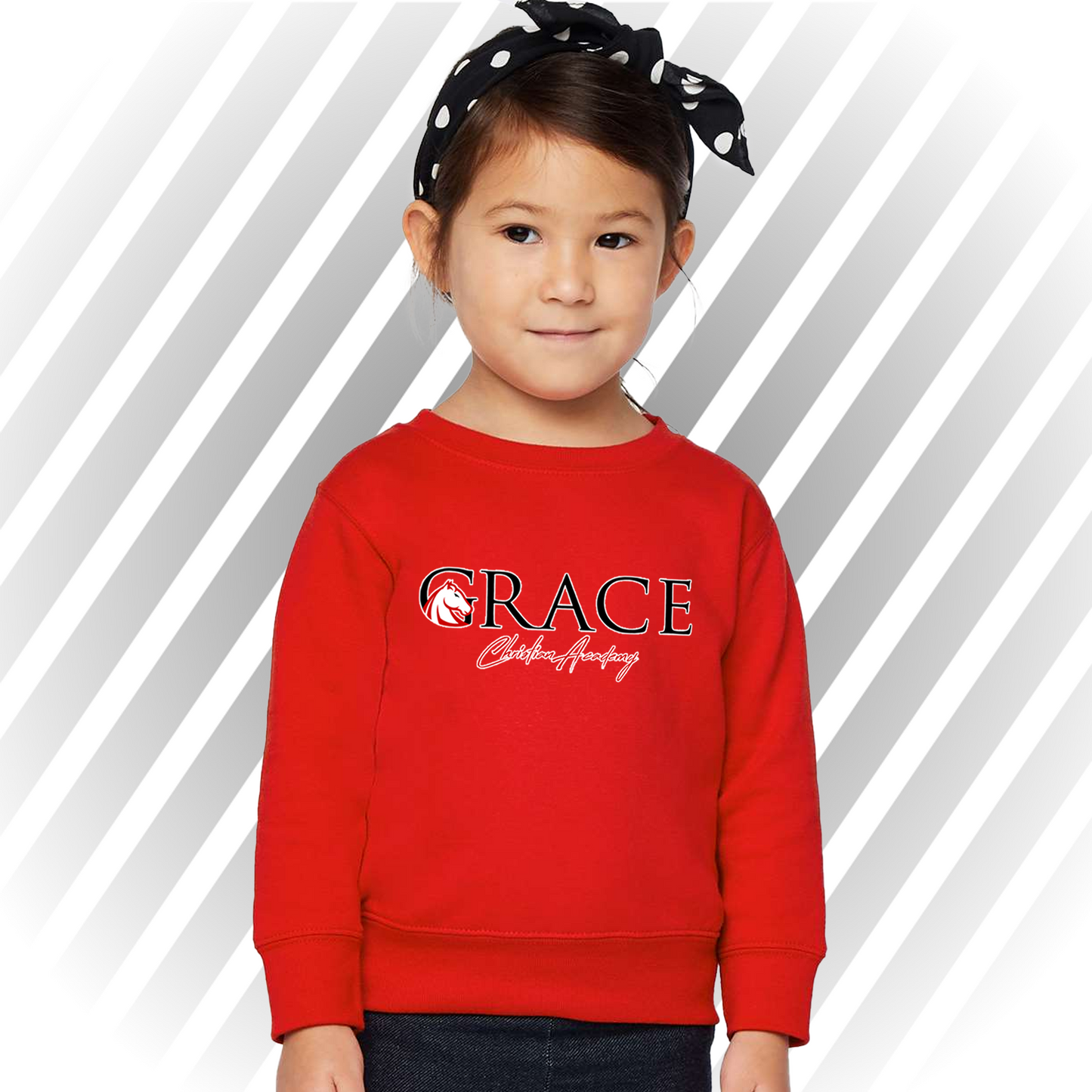 Grace Christian Academy - Toddler Crewneck Sweater