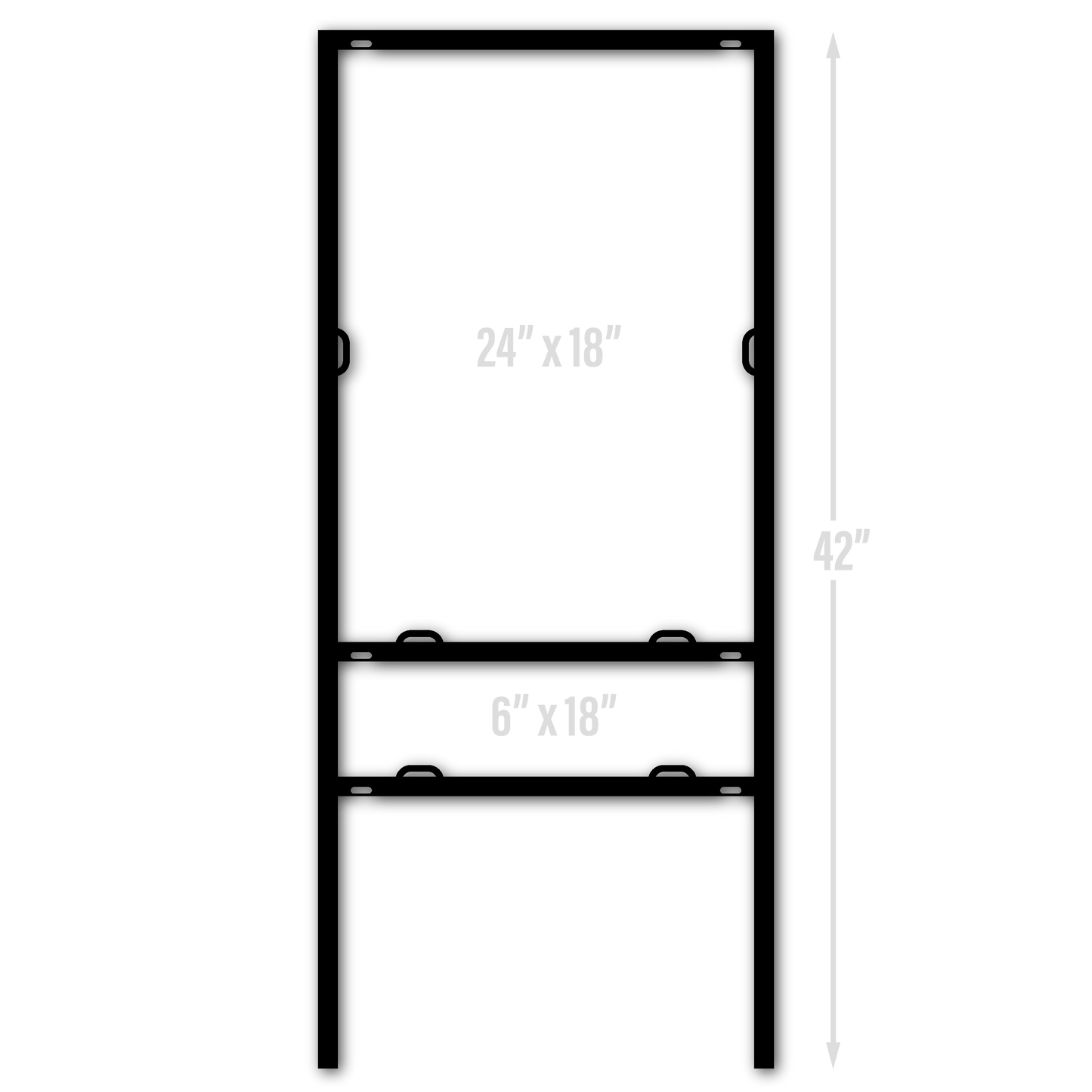 KW Central 24x18 Angle Iron Frame Single Rider Frame