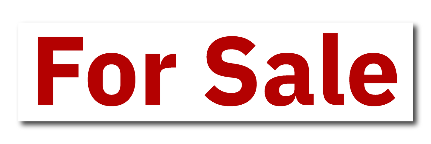 KW Central 6x24 White For Sale Sign