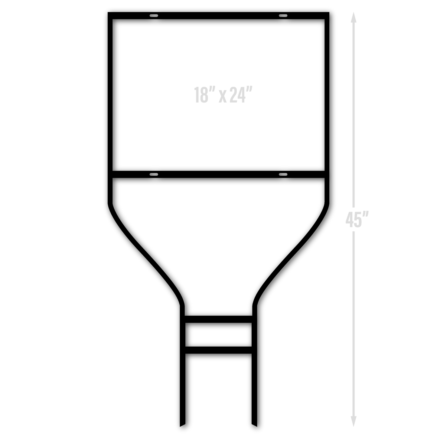 KW Central 18x24 Banjo Angle Iron Frame