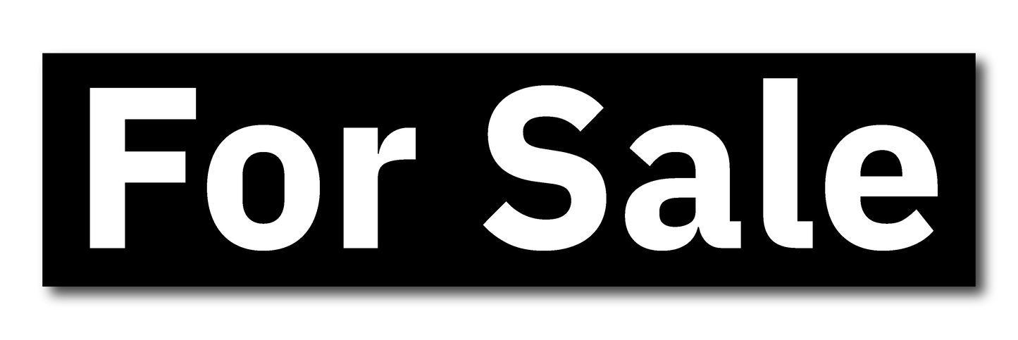 KW Central 6x24 Black For Sale Sign