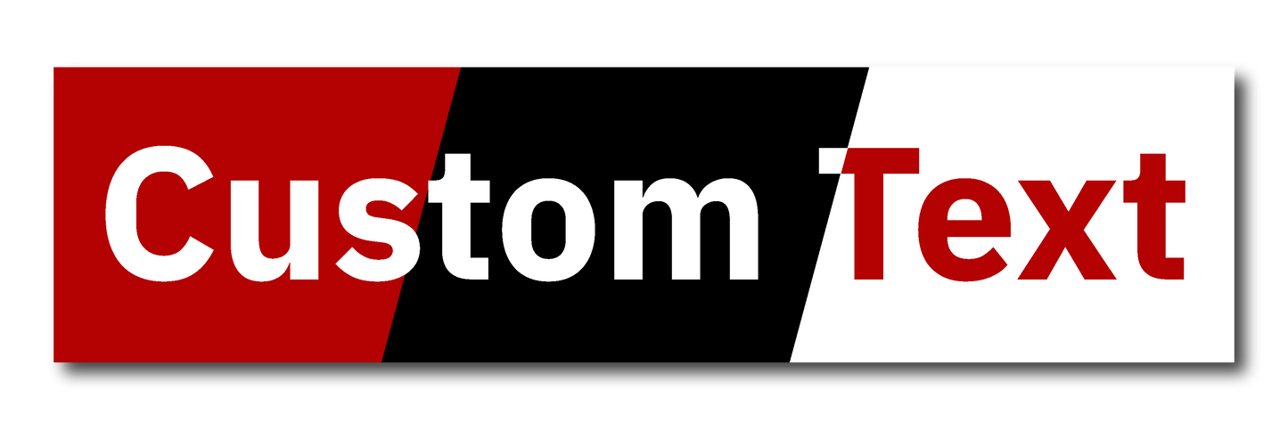 KW Central 6x24 Custom Text Sign