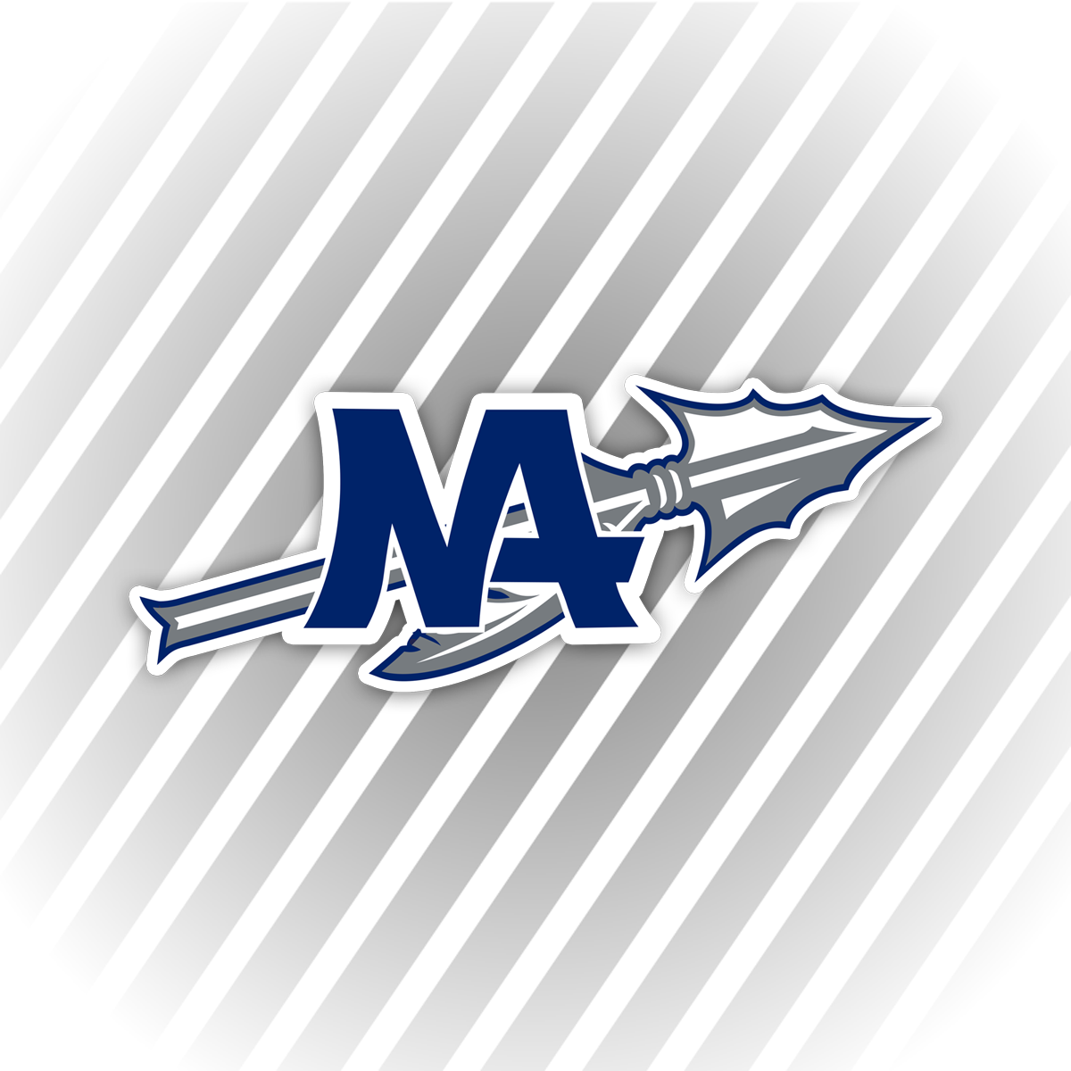 NA Athletics Club 6" Car Decal