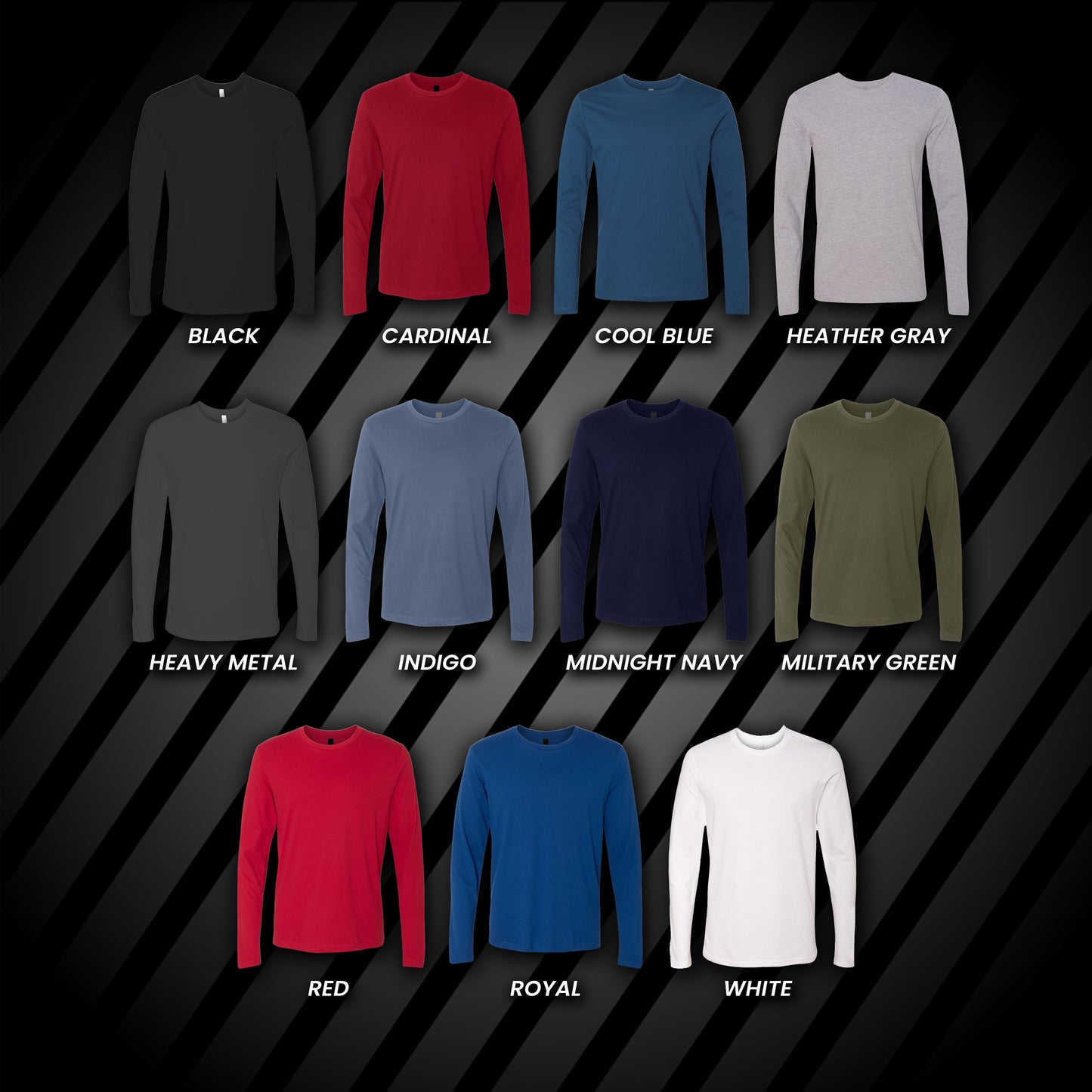Next Level Apparel 3601 Long Sleeve 100% Cotton