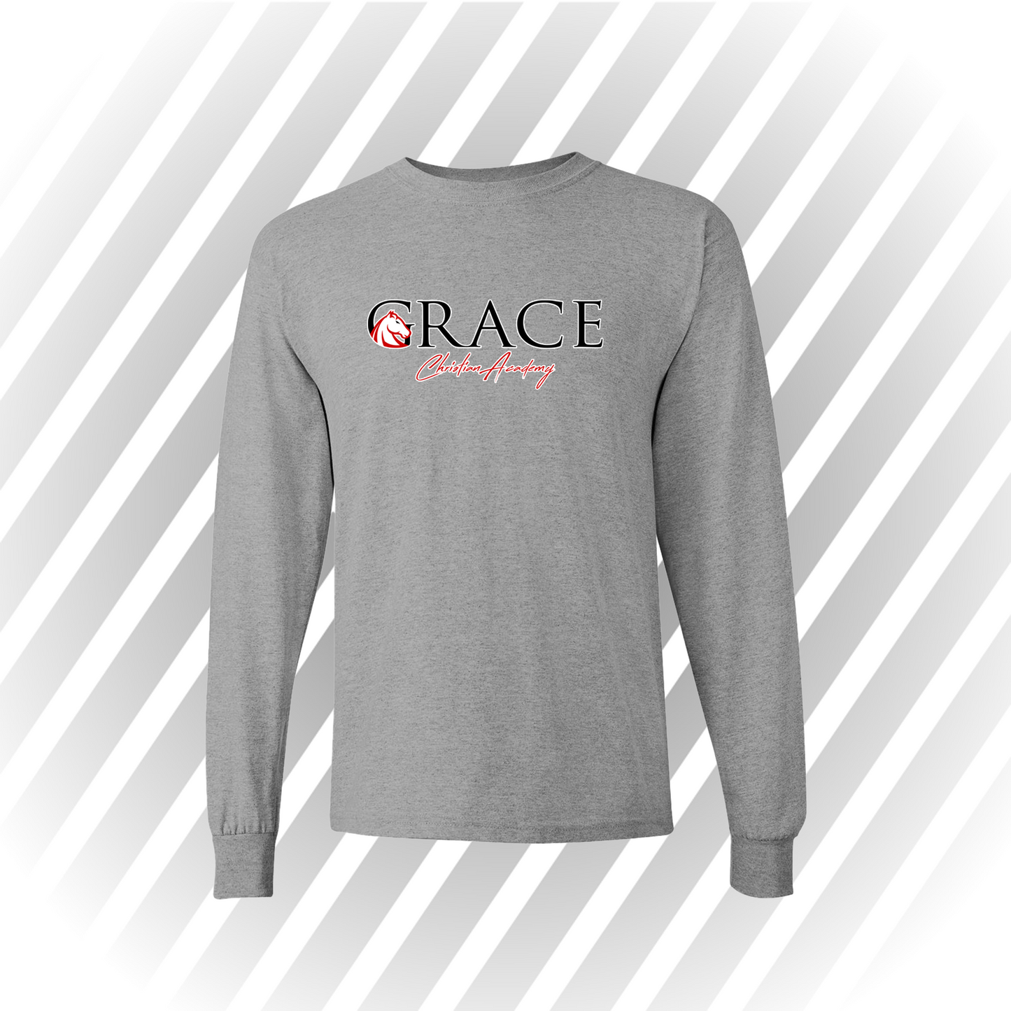Grace Christian Academy - Long Sleeve Tri Blend