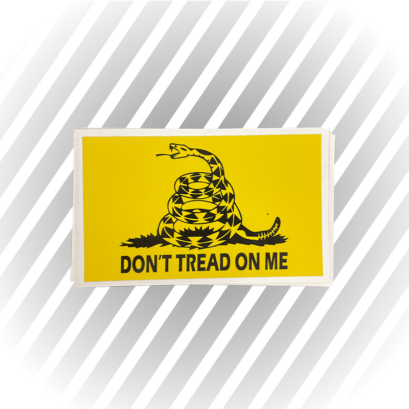 6" Don't Tread on Me Decal