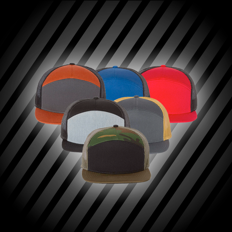 Richardson 168 7 Panel Flatbill Snapback