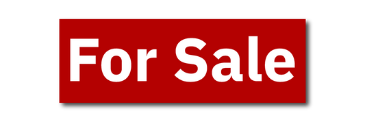 KW Central 6x18 Red For Sale Rider Sign