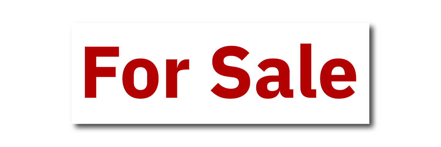 KW Central 6x18 White For Sale Rider Sign