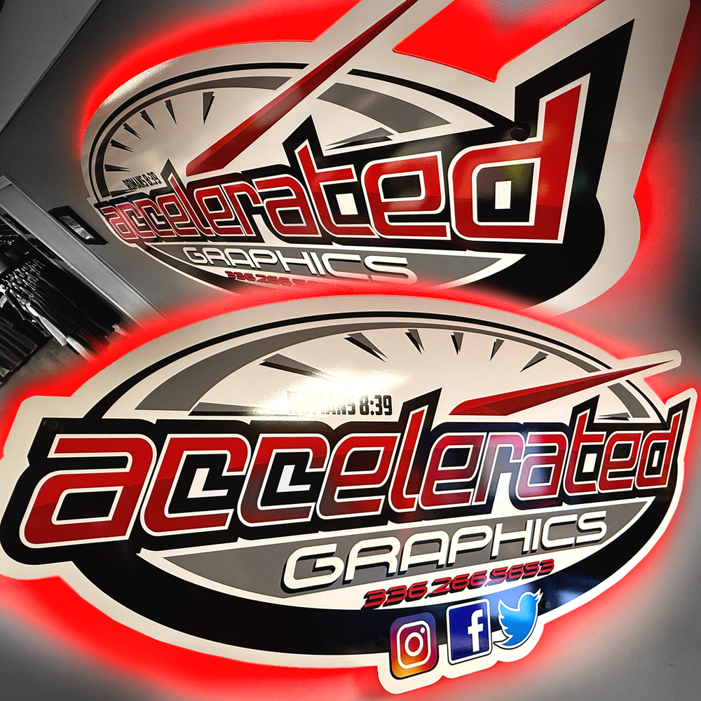 Accelerating Sign Specialty Signs | Burlington, NC | Accelerated Graphics, LLC.