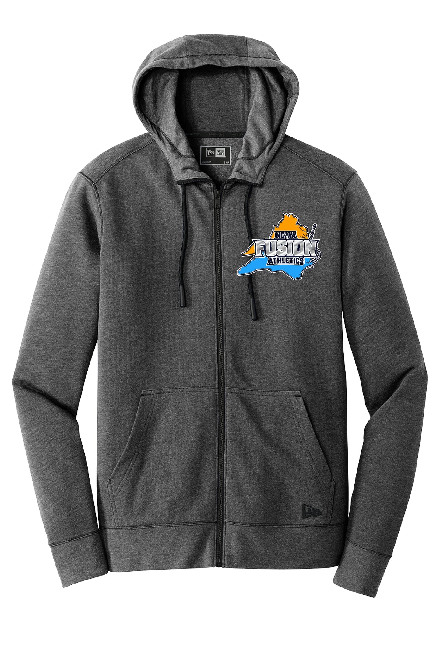 NC/VA Fusion Tri-Blend Full-Zip Hoodie
