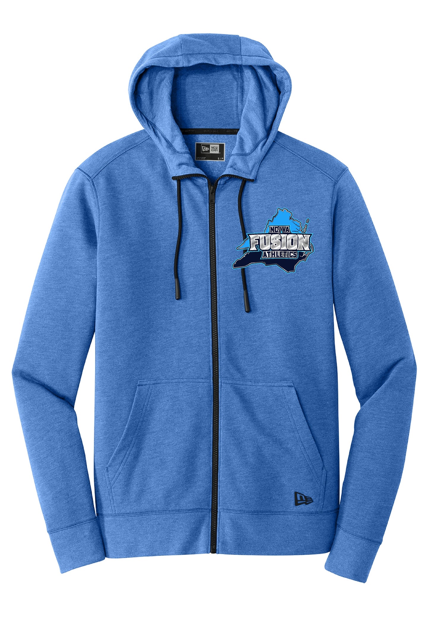 NC/VA Fusion Tri-Blend Full-Zip Hoodie