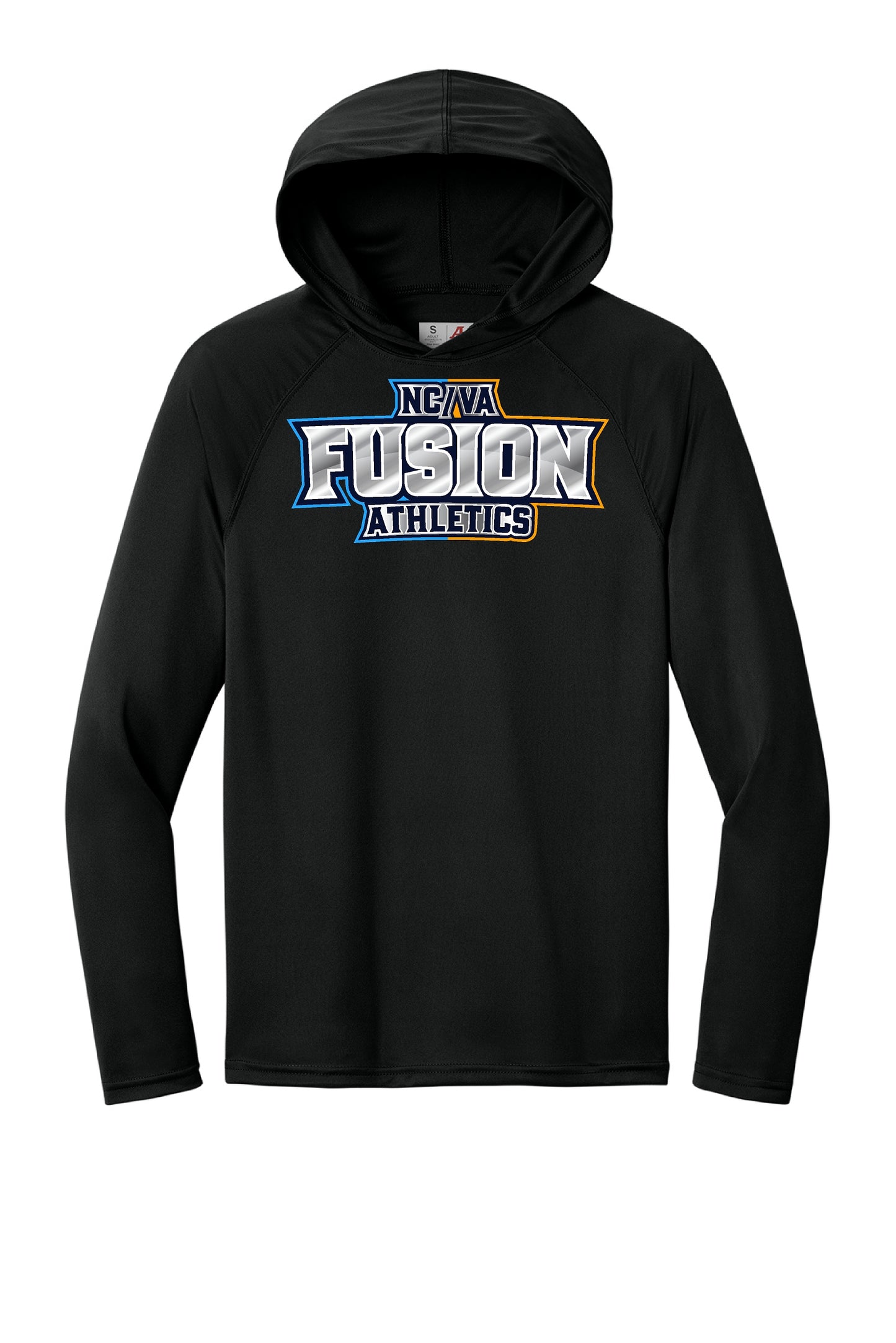 NC/VA Fusion Performance Cooling Long Sleeve Hooded Tee
