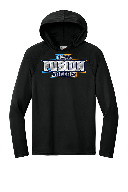 NC/VA Fusion Performance Cooling Long Sleeve Hooded Tee