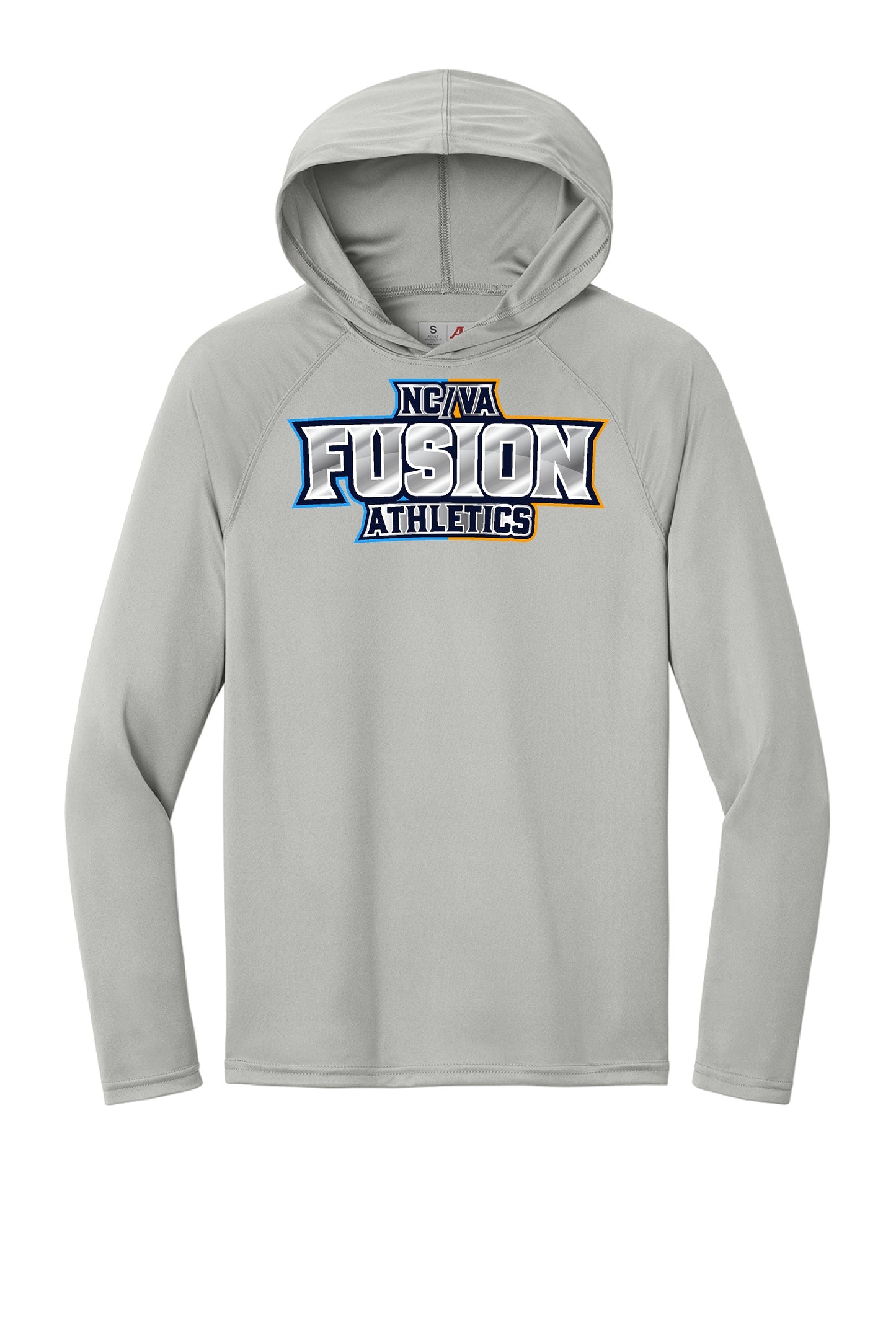 NC/VA Fusion Performance Cooling Long Sleeve Hooded Tee