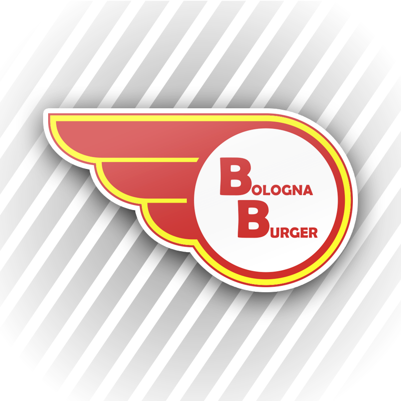 Bologna Burger Media Decals