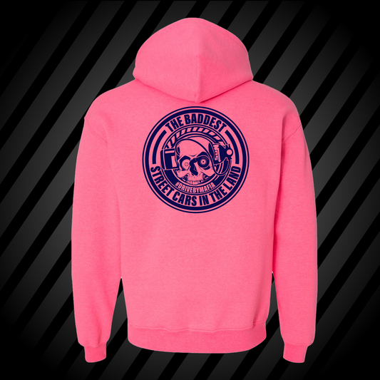 Drive By Mafia BADDEST IN THE LAND Breast Cancer Awareness Hoodie