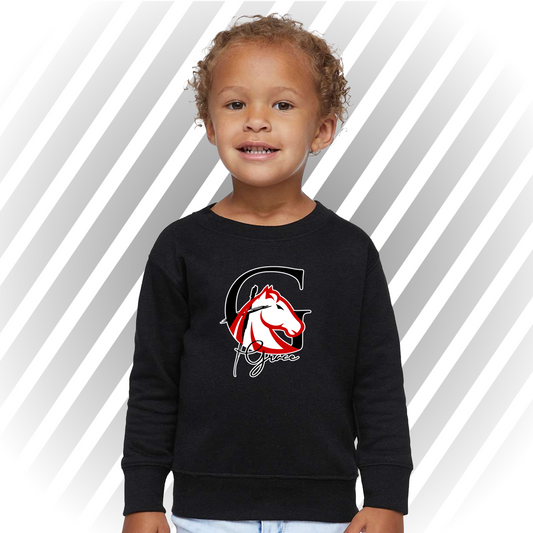 Grace Emblem - Toddler Crewneck Sweater