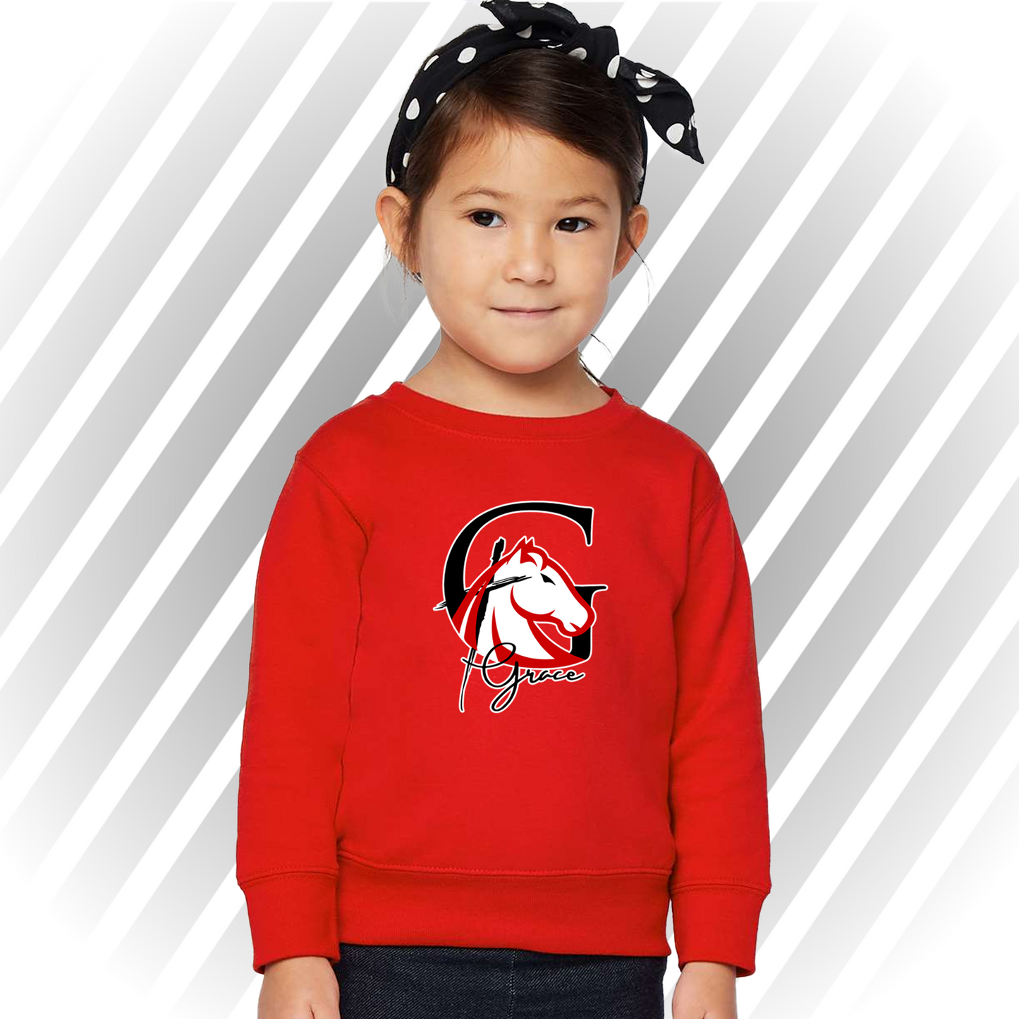 Grace Emblem - Toddler Crewneck Sweater