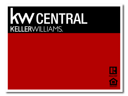 KW Central 12x18 Open House Sign