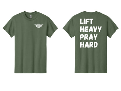 Lift Heavy Pray Hard T Shirt
