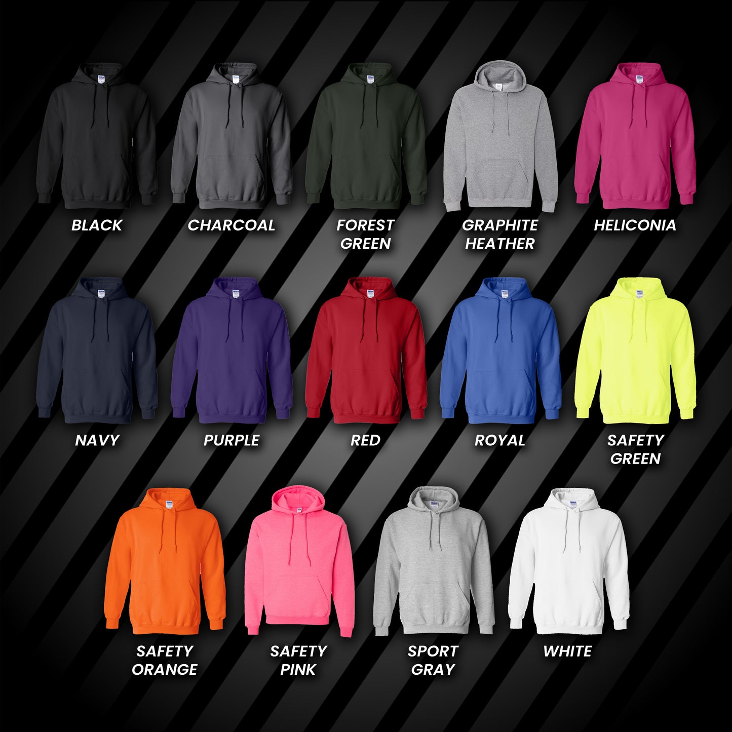 x25 Gildan 18000 Hoodie Brozne SALE