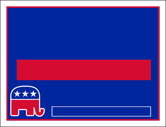 Political Sign Template B