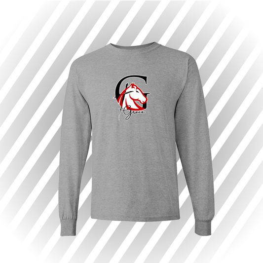 Grace Emblem - Long Sleeve Tri Blend