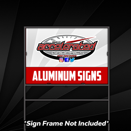 Aluminum Sign Inserts