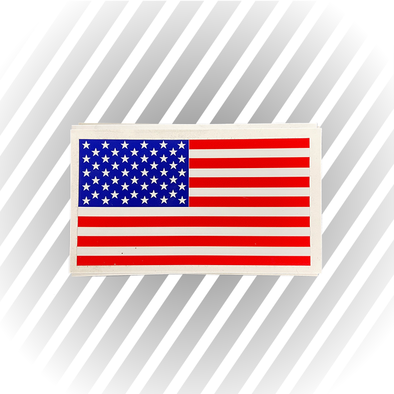 6" American Flag Decal