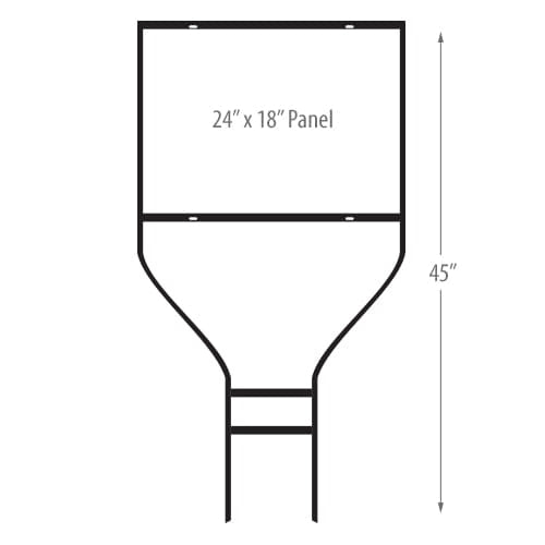 18x24" Banjo Frame Sign Holders